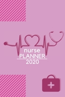 Nurse Planner 2020: Blank daily and weekly calendar 2020 to organize your life day by day! Perfect gift for nurses, classy purple cover. 1671812670 Book Cover