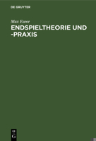 Endspieltheorie und -praxis 3110084449 Book Cover