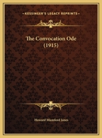 The Convocation Ode 1276480482 Book Cover