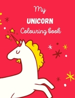 Unicorn Colouring Book B08BF14NGV Book Cover
