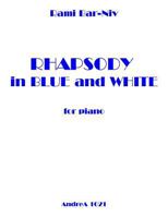 Rhapsody in Blue and White for Piano 1495375986 Book Cover