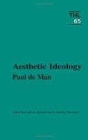 Aesthetic Ideology (Theory and History of Literature) 0816622043 Book Cover