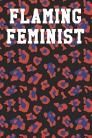 Flaming Feminist: Graph Paper Notebook 6”x9” 120 Pages 1708277005 Book Cover