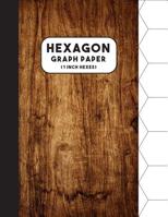 Hexagonal Graph Paper: 1 Inch hexagons (Organic Chemistry) - Graphing Composition Notebook For Student 1073611728 Book Cover