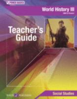 Power Basics World History III Teacher's Guide 0825157005 Book Cover