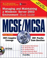MCSE/MCSA Windows Server 2003 Environment Study Guide (Exam 70-290) 0072223227 Book Cover