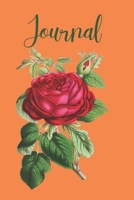 Journal: Vintage Flower Lined Notebook to Write In for Journaling, Diary Writing, and Improving Mental Clarity 1704395011 Book Cover