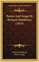 Poems and songs; 0809532034 Book Cover