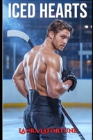 Iced Hearts: A Dark Enemies to Lovers MM Hockey Romance B0G7HCP3N8 Book Cover