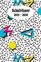 Schulplaner 2019 - 2020: Mega coole Muster 2 das hausaufgabenheft 2019 - 2020 f�r das neue schuljahr; mit kalender, stundenplan f�r jedes semester, wochenplaner, kontaktliste und geburtstags termine,  1078216703 Book Cover