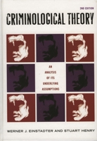 Criminological Theory: An Analysis of its Underlying Assumptions 0155003291 Book Cover