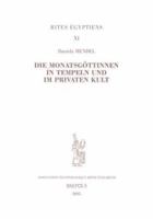 Die Monatsgottinnen in Tempeln Und Im Privaten Kult 2503518249 Book Cover