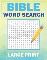 Bible Word Search Large Print: KJV Bible Large Print Word Search Puzzle Book for Seniors. 80 Puzzles. B08NWWC86X Book Cover