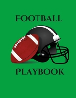 Football Playbook: 100 Page Football Coach Notebook with Field Diagrams to Creating Drills, Draw Up Plays, and Scouting! 1387788108 Book Cover