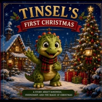 Tinsel's First Christmas: A Magical Christmas Story About Believing (A Heartwarming Holiday Picture Book for Kids Ages 3–7) (Tinsel's Christmas World) 1066669708 Book Cover