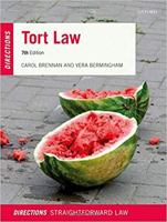 Tort Law Directions 0198853920 Book Cover