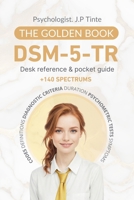 DSM 5 TR Desk Reference & Pocket Guide The Golden Book: +140 Spectrums - Codes, Definitions, Diagnostic Criteria, Duration, Psychometric Tests, Symptoms B0DVPCX7TS Book Cover