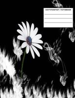 Black and White Daisy College Rule Composition Notebook 197561058X Book Cover