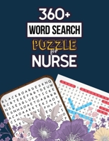 360+ Word Search Puzzle for Nurse: Cleverly Hidden Word Searches for Nurse, Scrooge Puzzle Book, Word Search Puzzle Book Christmas, Exercise Your Brain Activity Book, Nurse Activity Books 1675206872 Book Cover