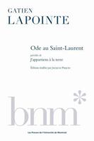 Ode au Saint-Laurent 2760648818 Book Cover