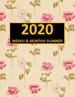 2020 Planner Weekly & Monthly: Yearly Planner: Jan 1, 2020 to Dec 31, 2020: Weekly & Monthly Planner + Calendar Views + Inspirational Quotes and Pretty Floral Cover (Heavenlyjoy Planner Series 2020) 1670558584 Book Cover