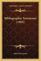 Bibliographie Teresienne 1165255146 Book Cover