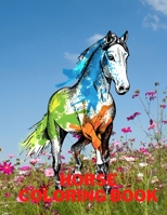 Horse Coloring Book: Dover Nature Coloring Book B08R6TGSK5 Book Cover