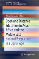 Open and Distance Education in Asia, Africa and the Middle East: National Perspectives in a Digital Age 9811357862 Book Cover