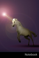 Notebook: Geschenke für Einhornfans: Einhorn Notizbuch / persönliches Tagebuch / Schreibheft / Logbuch / Planer / Vokabelheft / Notizen - 6 x 9 Zoll ... Seiten mit Datumslinie, glänzendes Cover. 1676222952 Book Cover