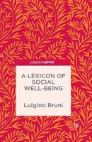 A Lexicon of Social Well-Being 1137528877 Book Cover