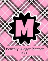 Monthly Budget Planner 2020: Income & Expenses Tracker 1707989613 Book Cover