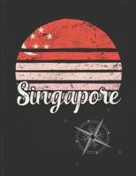 Singapore: Singaporean Vintage Flag Personalized Retro Gift Idea for Coworker Friend or Boss  2020 Calendar Daily Weekly Monthly Planner Organizer 1673309127 Book Cover