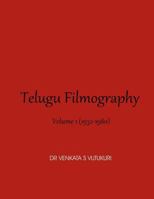 Telugu Filmography Volume 1 1985107104 Book Cover