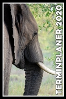 Terminplaner 2020: Jahresplaner von September 2019 bis Dezember 2020 mit Elefant - Planer mit 174 Seiten in wei� im Format A5 mit gl�nzendem Soft Cover. 1704017572 Book Cover