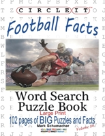 Circle It, Football Facts, Word Search, Puzzle Book 1945512040 Book Cover