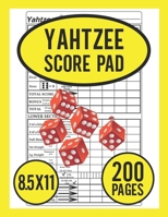 Yahtzee Score Pad: Score Pads For Yahtzee Game 1651054541 Book Cover