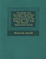 Windstille Und Sturmb En: Seenovellen Von Heinrich Smidt. Inhaltsverzeichnis: Das Seegesicht. - Das Auge Der Blinden. - Quarantaine-Bruch 1249976251 Book Cover