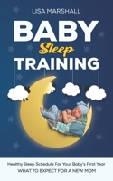 Baby Sleep Training: A Healthy Sleep Schedule For your Baby's First Year (What To Expect New Mom) B08ZV2346S Book Cover