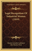Legal Recognition Of Industrial Women 1240117310 Book Cover