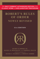 Robert's Rules of Order