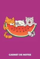 Carnet de Notes: Un été savoureux A5 pointillé / grille de points - 120 pages pour les gens à la mode (rose fuchsia) (French Edition) 1688035214 Book Cover