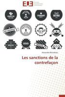 Les Sanctions de La Contrefaaon 3841782841 Book Cover