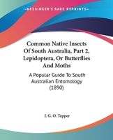 Common Native Insects Of South Australia, Part 2, Lepidoptera, Or Butterflies And Moths: A Popular Guide To South Australian Entomology 1120179998 Book Cover