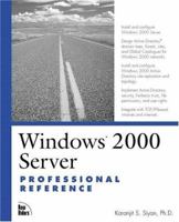 Windows 2000 Server Professional Reference 0735709521 Book Cover