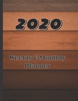 2020 Weekly & Monthly Planner: Large 52 Week,  12 Months Annual Diary Journal for January- December Planning and Scheduling of yearly Activities 1692201328 Book Cover