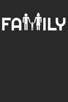 Family: Notebook Notizbuch Punktraster Dottgrid Gepunktet A5 I I Tagebuch I Family I Eltern I Kinder I Mama I Papa I 1 Kind I ein kind I Geschenk (German Edition) 1712745344 Book Cover
