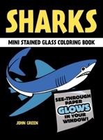 Sharks Stained Glass Coloring Book 0486280969 Book Cover