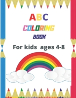 ABC coloring book for kids ages 4-8: Pest alphabet coloring book for kids.fun with letters,colors and animals! toddler B089774KG1 Book Cover