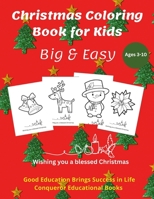 Christmas Coloring Book for Kids: 50 Seasonal Christmas Motives that Kids Love to Color 3039611895 Book Cover