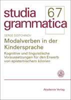 Modalverben in Der Kindersprache 3050044330 Book Cover